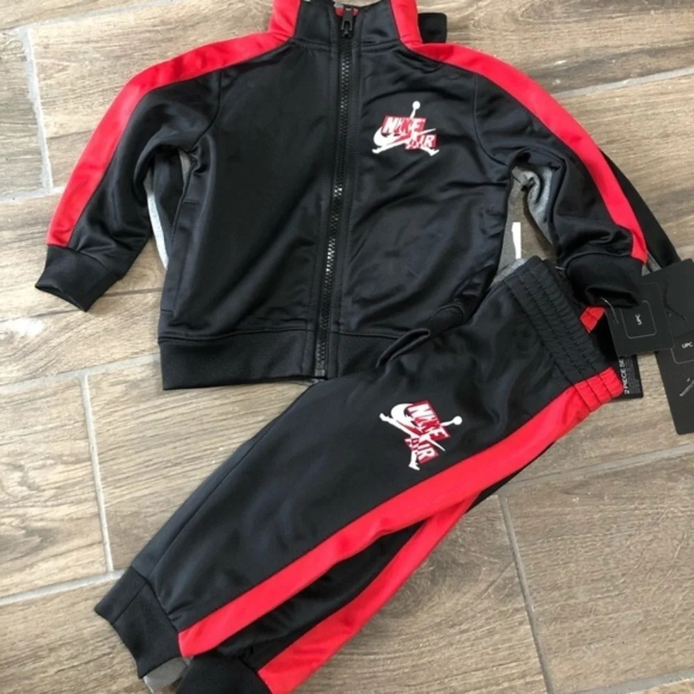 NWT Jordan Nike toddler boys jogger set streetwear athletic